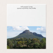 威厳のある山Sturgeon from Dunkeld Greeting Card (外部フラット)