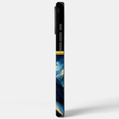 威厳のある海波を見下ろす鷲 Case-Mate iPhoneケース (裏面 / 左)