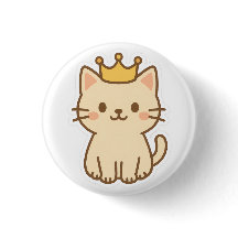 威厳のある王冠の可愛らしい猫