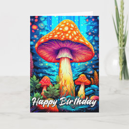 威厳のある白熱［赤熱］光を放つ林イラストレーション カード