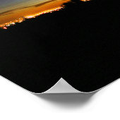 威厳のある砂漠が眠る ポスター (角)