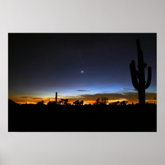 威厳のある砂漠が眠る ポスター