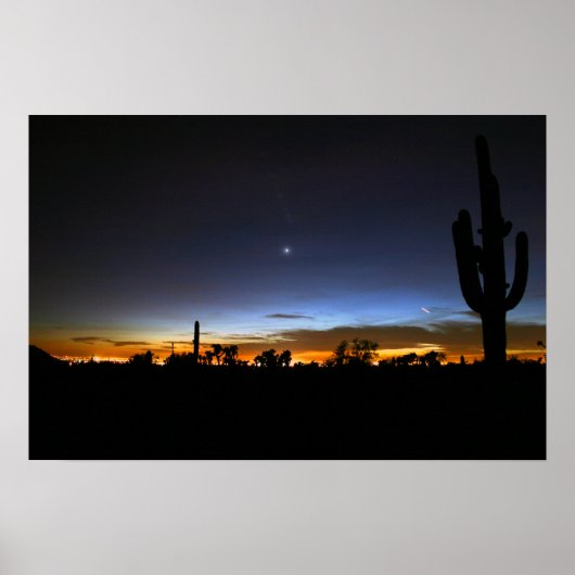 威厳のある砂漠が眠る ポスター (正面)