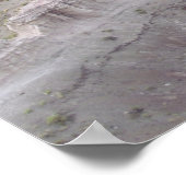 威厳のある砂漠の色彩の鮮やか美しい ポスター (角)