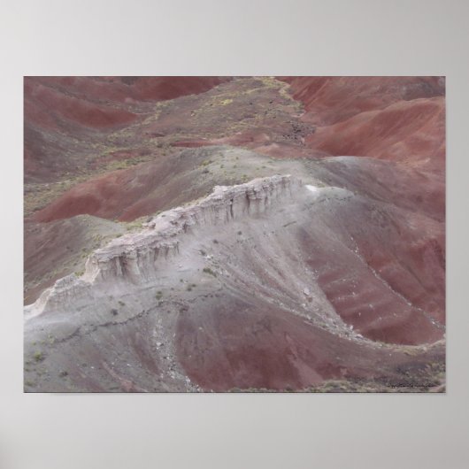 威厳のある砂漠の色彩の鮮やか美しい ポスター (正面)