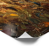 威厳のある群れ：草原のバッファロー ポスター (コーナー)