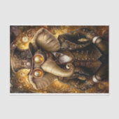 威厳のある華美ステームパンク象AT3デコページ 薄葉紙 (正面)