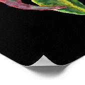 威厳のある葉 ポスター (角)