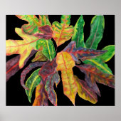 威厳のある葉 ポスター (正面)