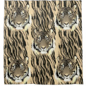 威厳のある虎 シャワーカーテン (正面)