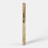 威厳のある角付き鹿〔雄ジカの〕枝角フローラ SAMSUNG GALAXYケース (右側面)