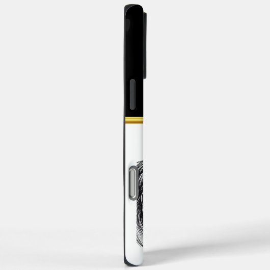 威厳のある詳細で捕獲された馬の三エレガント尾 Case-Mate iPhoneケース (裏面 / 右)