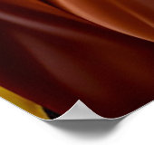 威厳のある金ゴールドハー華美ネス付き馬 ポスター (角)