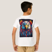 「威厳のある飛行」 Tシャツ (裏面フル)