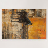 威厳のある馬の抽象芸術 ジグソーパズル (横)