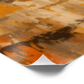 威厳のある馬の抽象芸術 ポスター (コーナー)