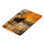 威厳のある馬の抽象芸術 マグネット (左側)