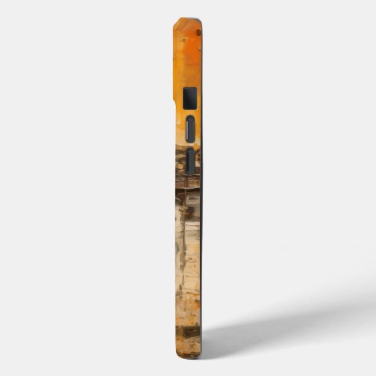 威厳のある馬の抽象芸術 Case-Mate iPhoneケース (裏面 / 左)