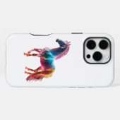 威厳のある馬 iPhoneケース (裏面横)