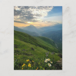 威厳のある高地の明けロシアの方 ポストカード