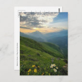 威厳のある高地の明けロシアの方 ポストカード (正面/裏面)