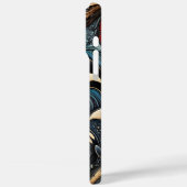 威厳のある鯨:波 Case-Mate iPhoneケース (裏面 / 左)