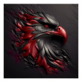 威厳のある鷲の視線 ポスター (正面)