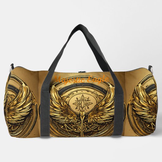 威厳のある鷲 ダッフルバッグ (正面)