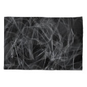 威厳のある鹿in the Wilderness - Black&White Art 枕カバー (裏面-左)