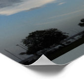 威厳のある2湖の雲 ポスター (角)