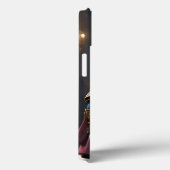「威厳のある(昆虫)オオカバマダラ、モナーク:ローブをまとった本物の白い猫」 Case-Mate iPhoneケース (裏面 / 右)