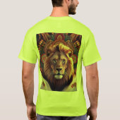 威厳のある（昆虫）オオカバマダラ、モナーク: Monkey KingPrinted T-ShirT Tシャツ (裏面)