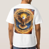 威厳のあるEagle Graphic T-Shirt - Premium Cotton Te Tシャツ (裏面)