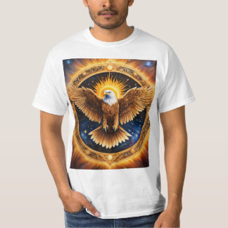 威厳のあるEagle Graphic T-Shirt - Premium Cotton Te Tシャツ