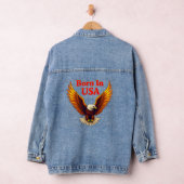 威厳のあるFreedom As Eagle American Fearlessプライド デニムジャケット (ハンガー)
