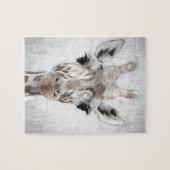 威厳のあるGiraffe多産製品を描厳選されたく ジグソーパズル (横)