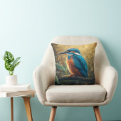 威厳のあるKingfisher: Nature's 鮮やか Art クッション (椅子)