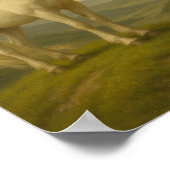 威厳のあるUnicorn on Hilltop - A Vision of Enchant ポスター (角)