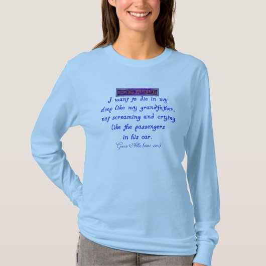 威厳の死 Tシャツ (正面)