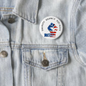 威厳の点の平等は切札ボタンに抵抗します 缶バッジ (インサイチュ)