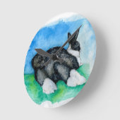 威厳を失せ！ ラウンド壁時計 (傾斜)