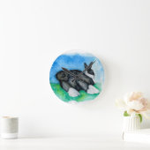 威厳を失せ！ ラウンド壁時計 (ホーム)