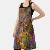 威嚇するクリエイティブ抽象芸術華美アポップ・アートのートルースター エプロン (インサイチュ)