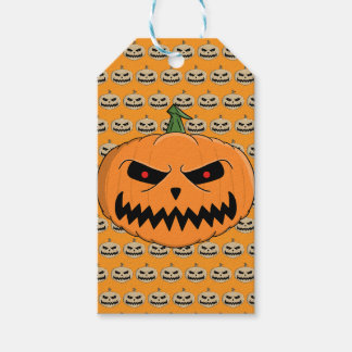 威嚇するジャック・オランタン・ハロウィーン ギフトタグ