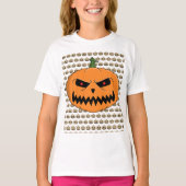威嚇するジャック・オランタン・ハロウィーン Tシャツ (正面)