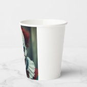 威圧的なピエロ紙カップ 紙コップ (左)