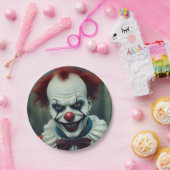 威圧的なピエロ ペーパープレート (パーティー)