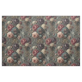 威圧的な開花 – ゴシック様式のステートメントのタイル ファブリック (ファットクウォーター)