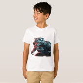 威圧的なTレックスの印象的な写真 Tシャツ (正面フル)