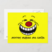 威張った顔のグンペー ポストカード (正面/裏面)